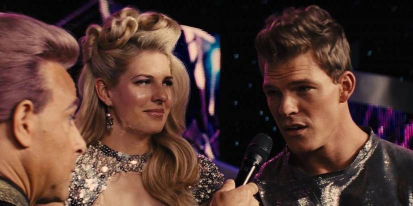 Cashmere and Gloss in Catching Fire. 