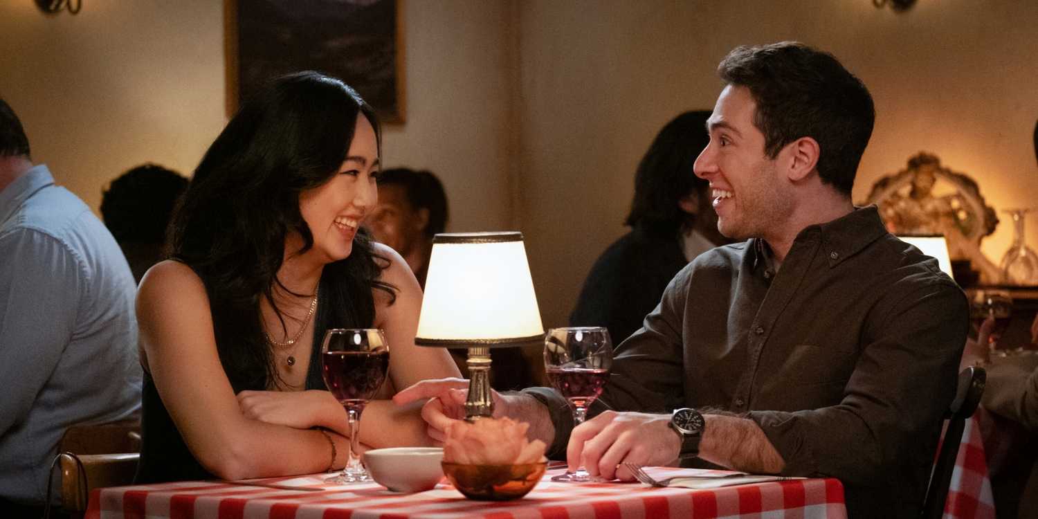 "Pilot" -- Coverage of the CBS Original Series ETERNALLY YOURS scheduled to air Thursday, October 8, 2026 (8:30 PM, ET/PT) Pictured: Jaren Lewison as Max, Helen J. Chen as Emma Photo: Bertrand Calmeau/CBS ©2026 CBS Broadcasting, Inc. All Rights Reserved.