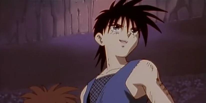 A young man looking to the distance in Flame of Recca