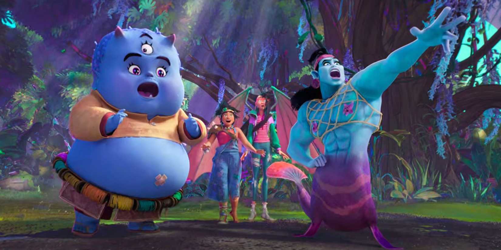 Bungi, Jo, Raissa, and Mermahn in 'Forgotten Island'