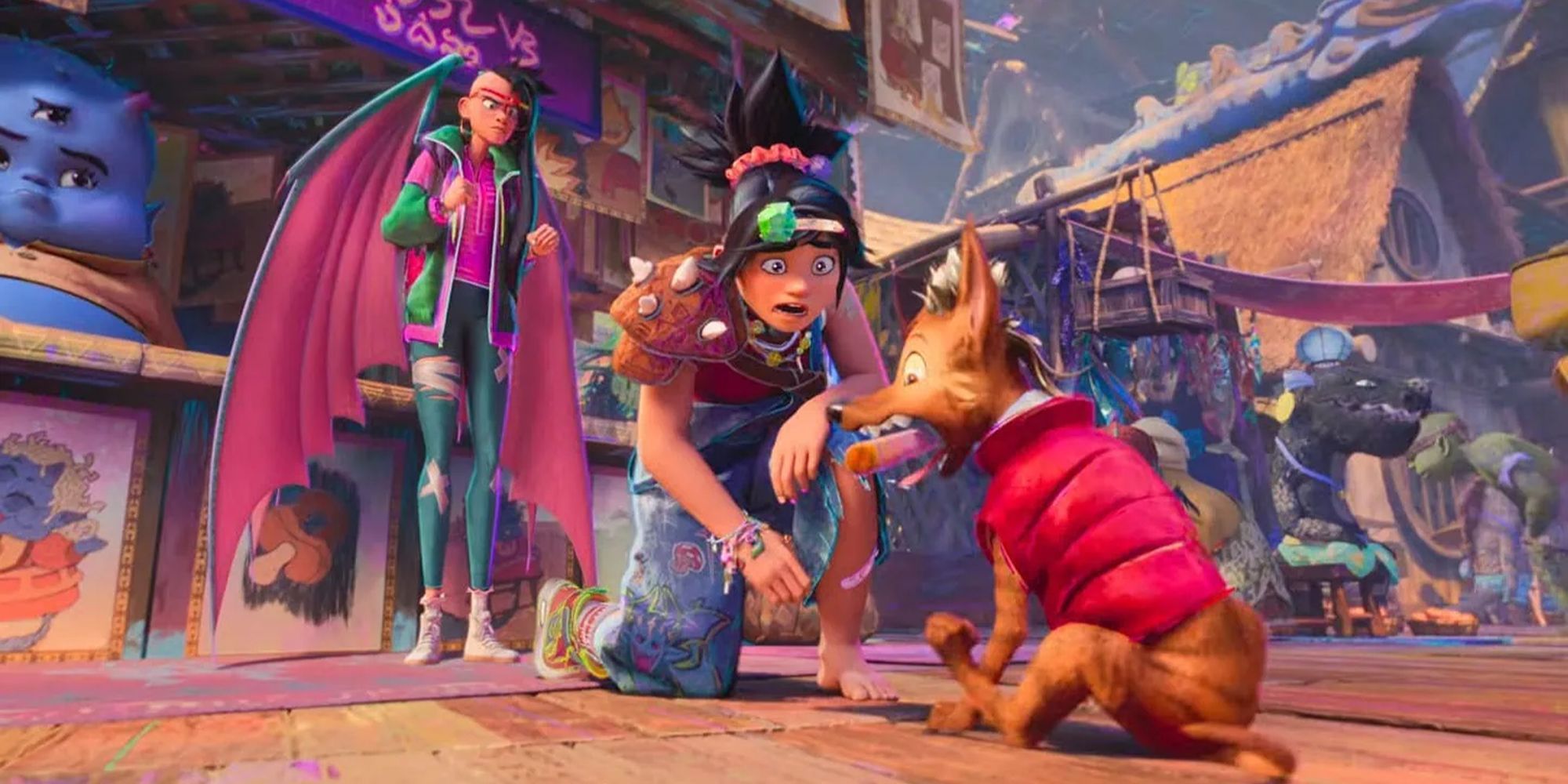 Raissa, Jo, and Raww in 'Forgotten Island'