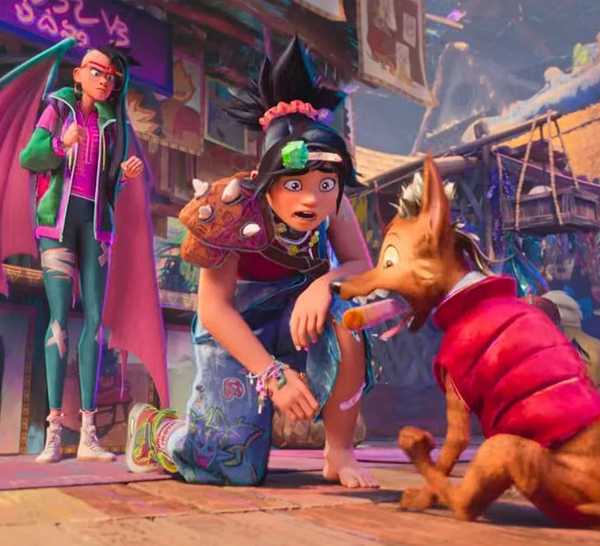 Raissa, Jo, and Raww in 'Forgotten Island'