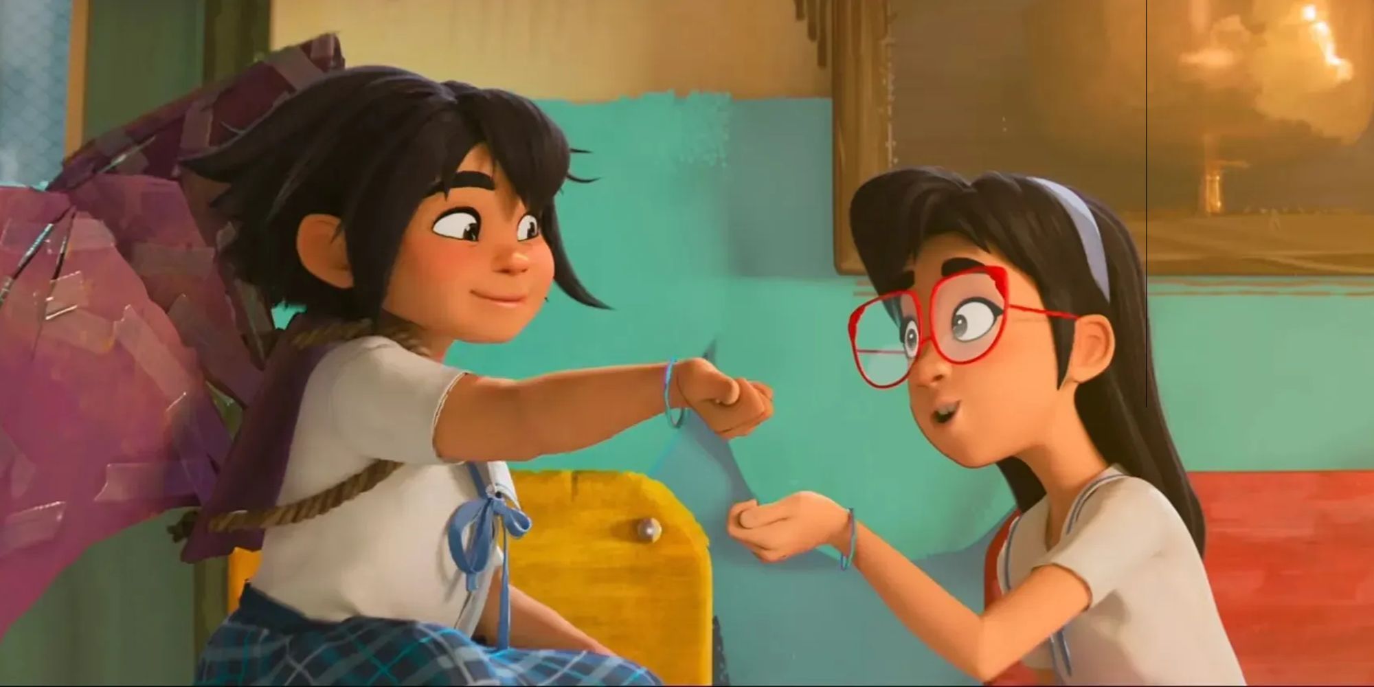 Jo and Raissa as kids in 'Forgotten Island'