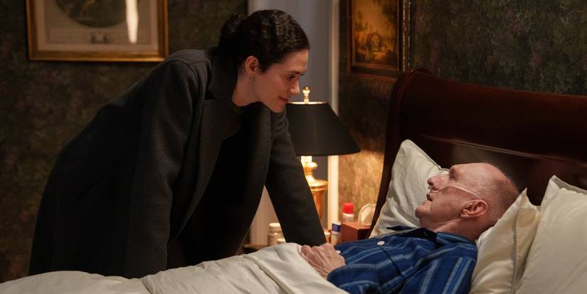 Emmy Rossum and Peter McRobbie in the Furious finale