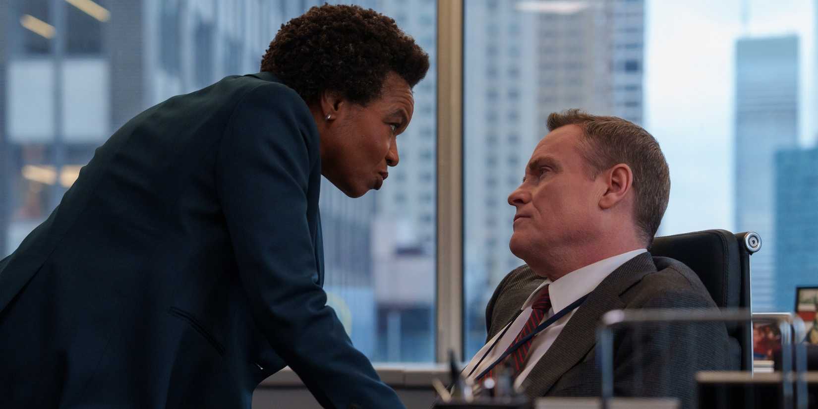 Quincy Tyler Bernstine as Nora Washington and Danny McCarthy as Ed George in 'Furious.'