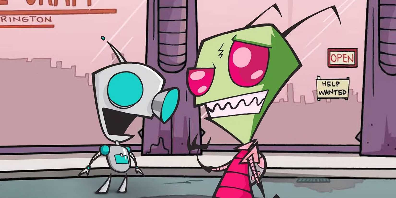 A still from the Nickelodeon sci-fi series 'Invader Zim'