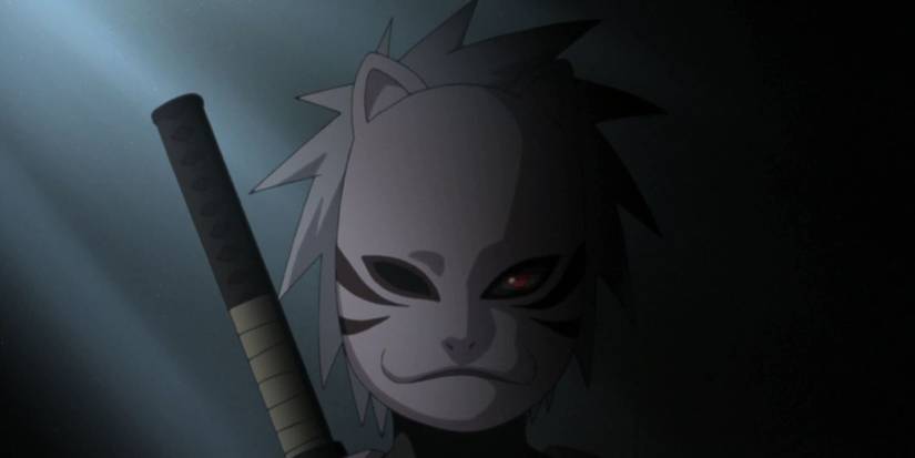 Young Kakashi as an anbu in Naruto Shippuden