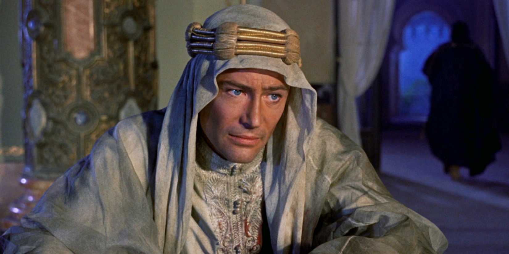 Peter O'Toole as T. E. Lawrence in Lawrence of Arabia (1962)