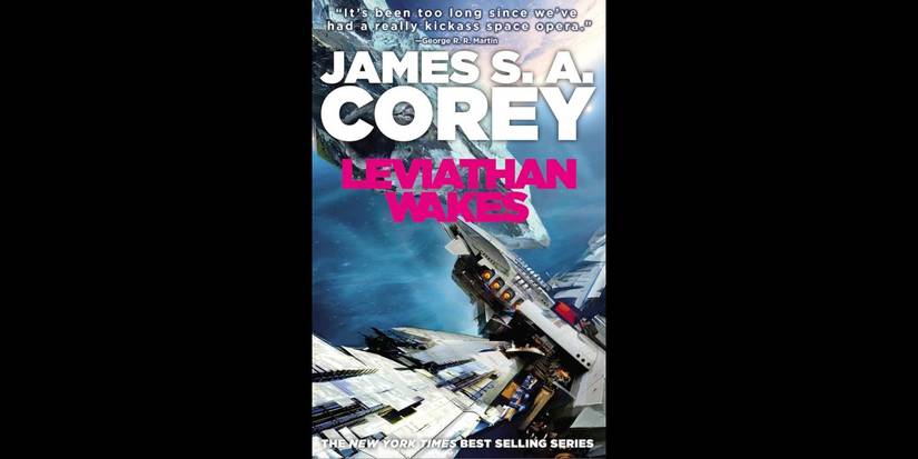 Leviathan Wakes by James S.A. Corey book cover. 