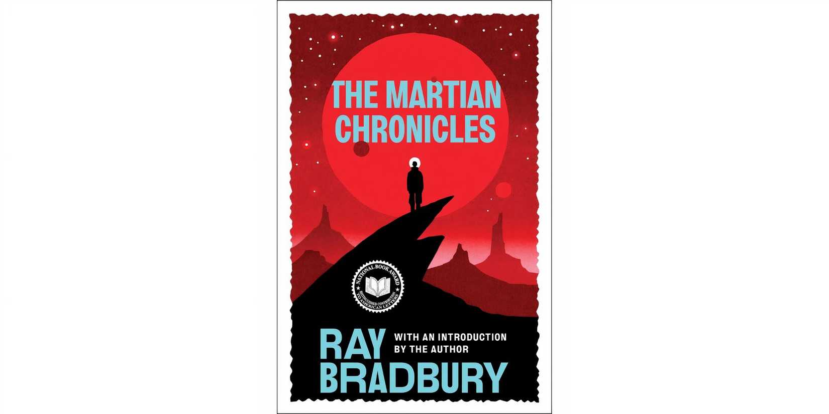 The book cover for The Martian Chronicles by Ray Bradbury