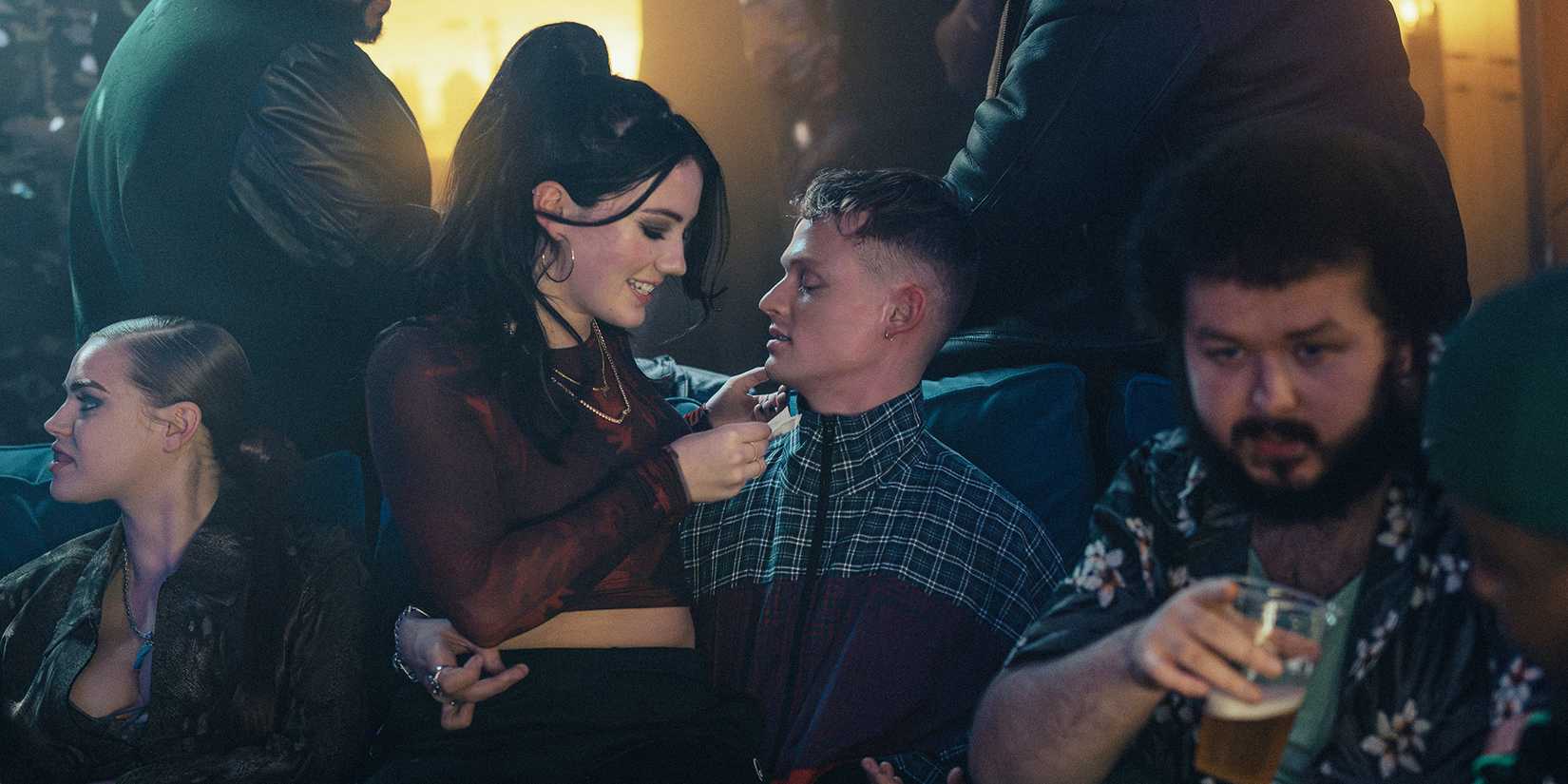 Teddie Allen and Anson Boon in MobLand Season 2