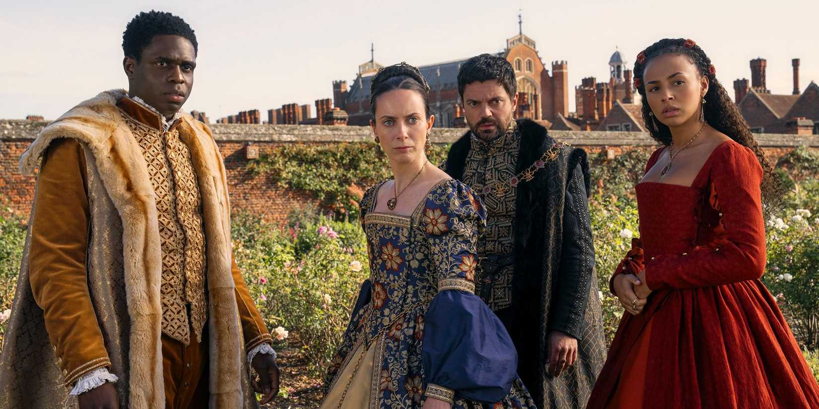 King Edward, Princess Mary, Lord Seymour, and Princess Bess in 'My Lady Jane'
