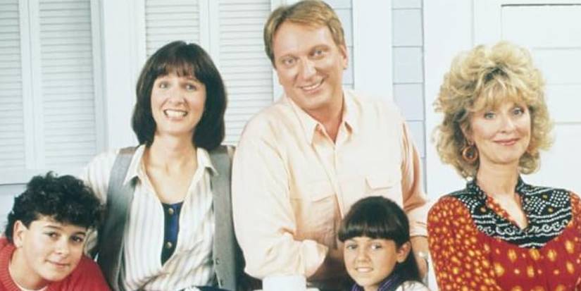 The cast of CBS sitcom The People Next Door from 1989