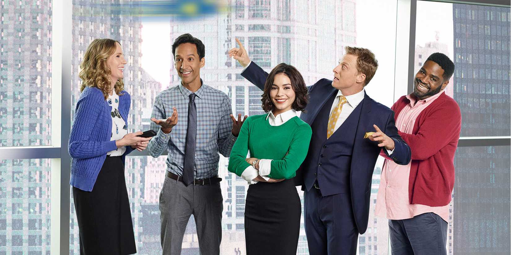 The cast of DC sitcom Powerless on NBC