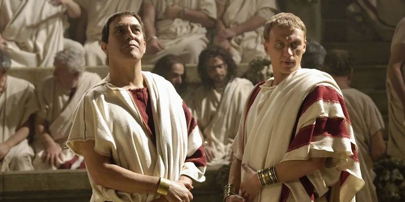 Ciaran Hinds and Kevin McKidd in 'Rome'