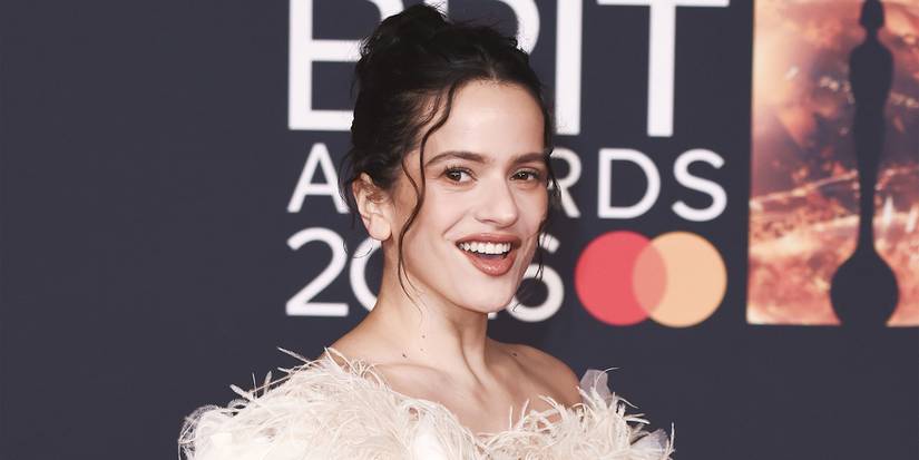 Rosalía on the red carpet for the 2026 BRIT Awards.