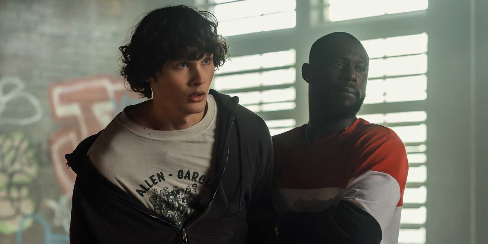 Jasper Jones as Keno being held by another man so he can't escape in Neagley
