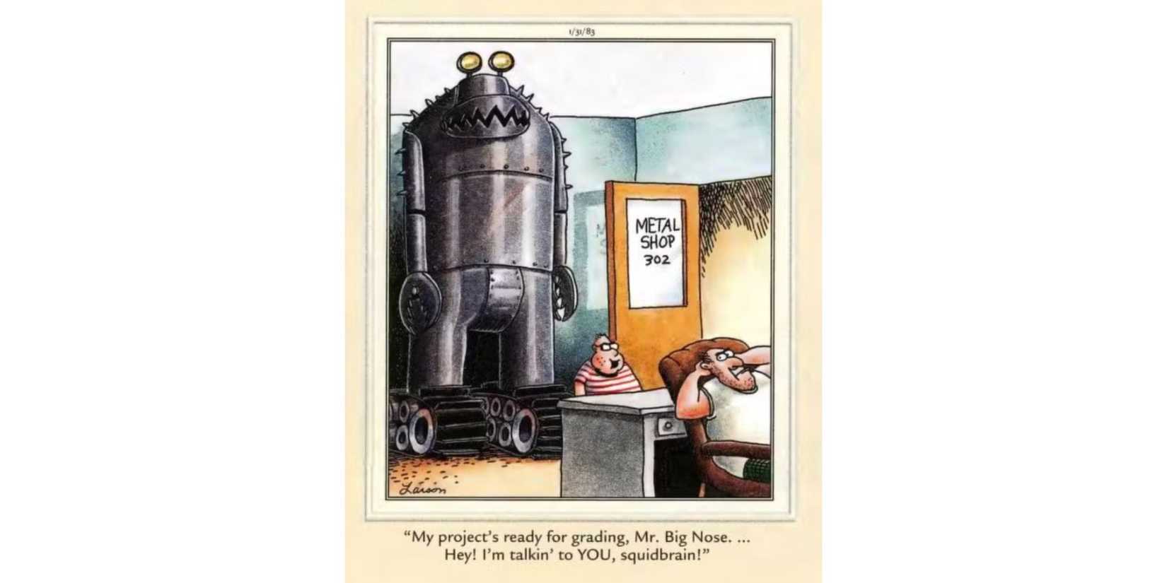 'School Metal Shop Project Gone Wrong' (1984)