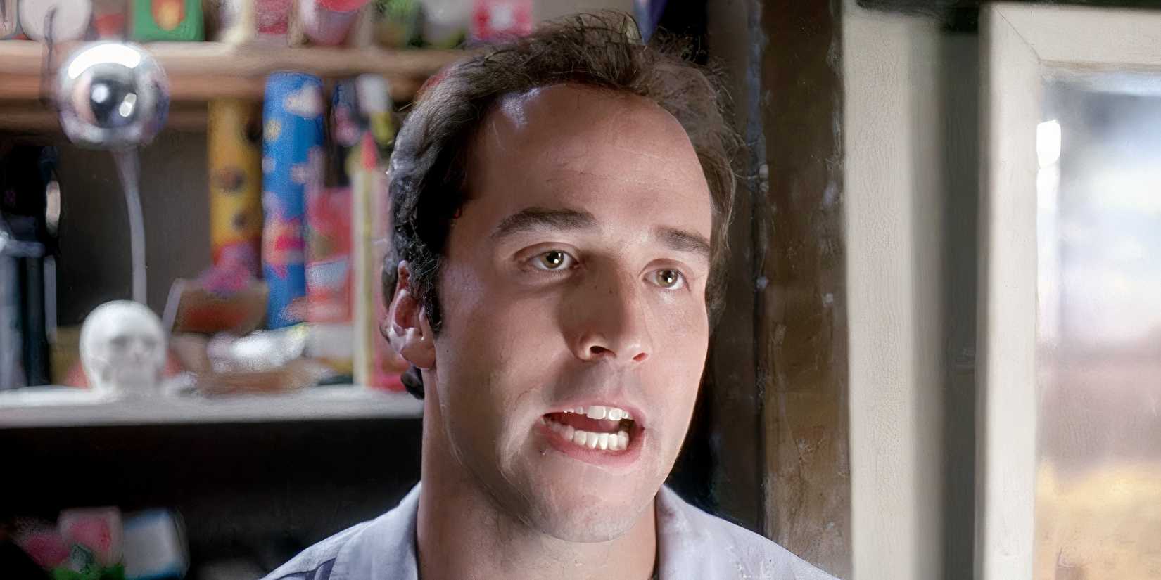 Jeremy Piven as Droz in the comedy PCU