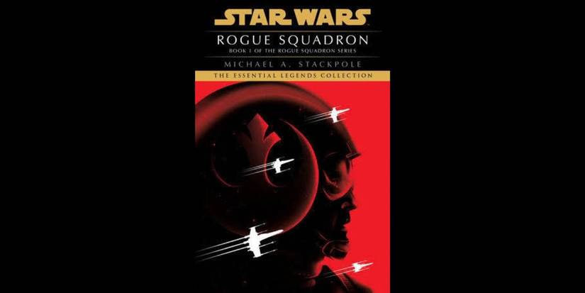 Book cover of Michael A. Stackpole's 'Rogue Squadron'