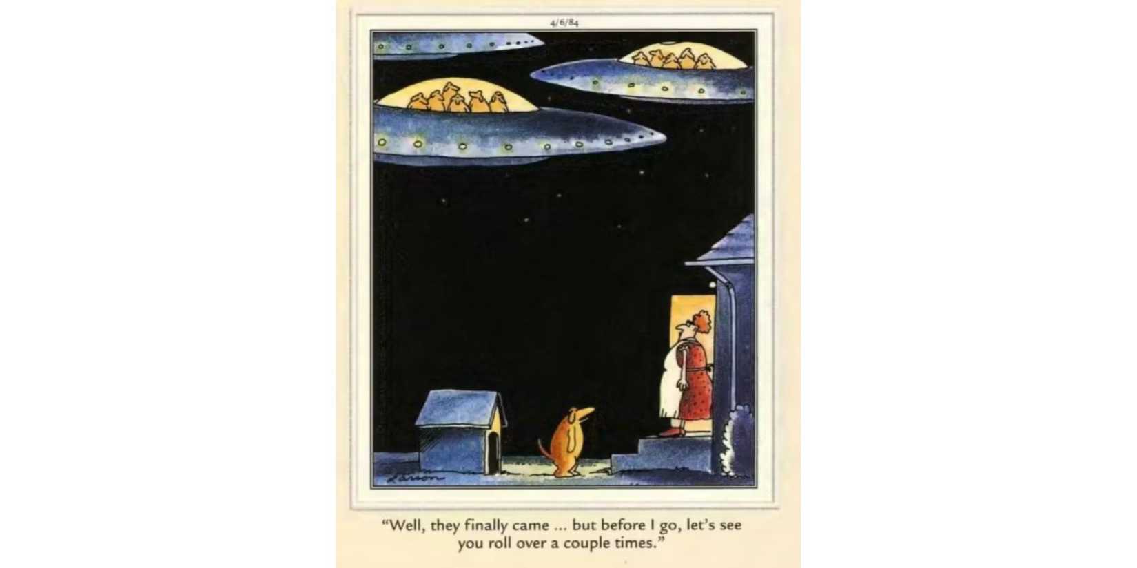 'The Dog Spaceship Arrives' (1984)