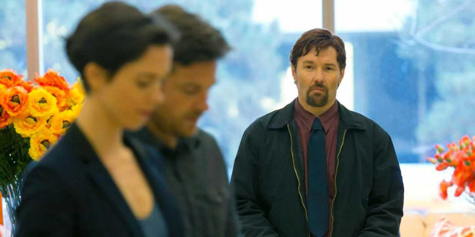 Rebecca Hall as Robyn, Jason Bateman as Simon, and Joel Edgerton as Gordo in 'The Gift.'