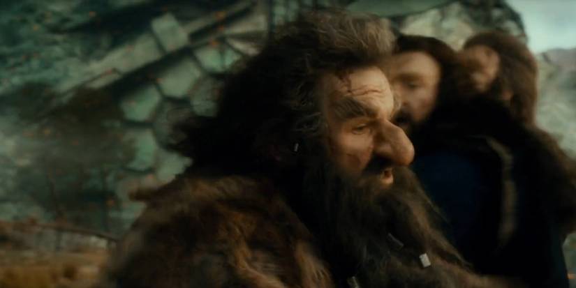 Peter Jackson in costume as a Dwarf from Erebor in 'The Hobbit: An Unexpected Journey'