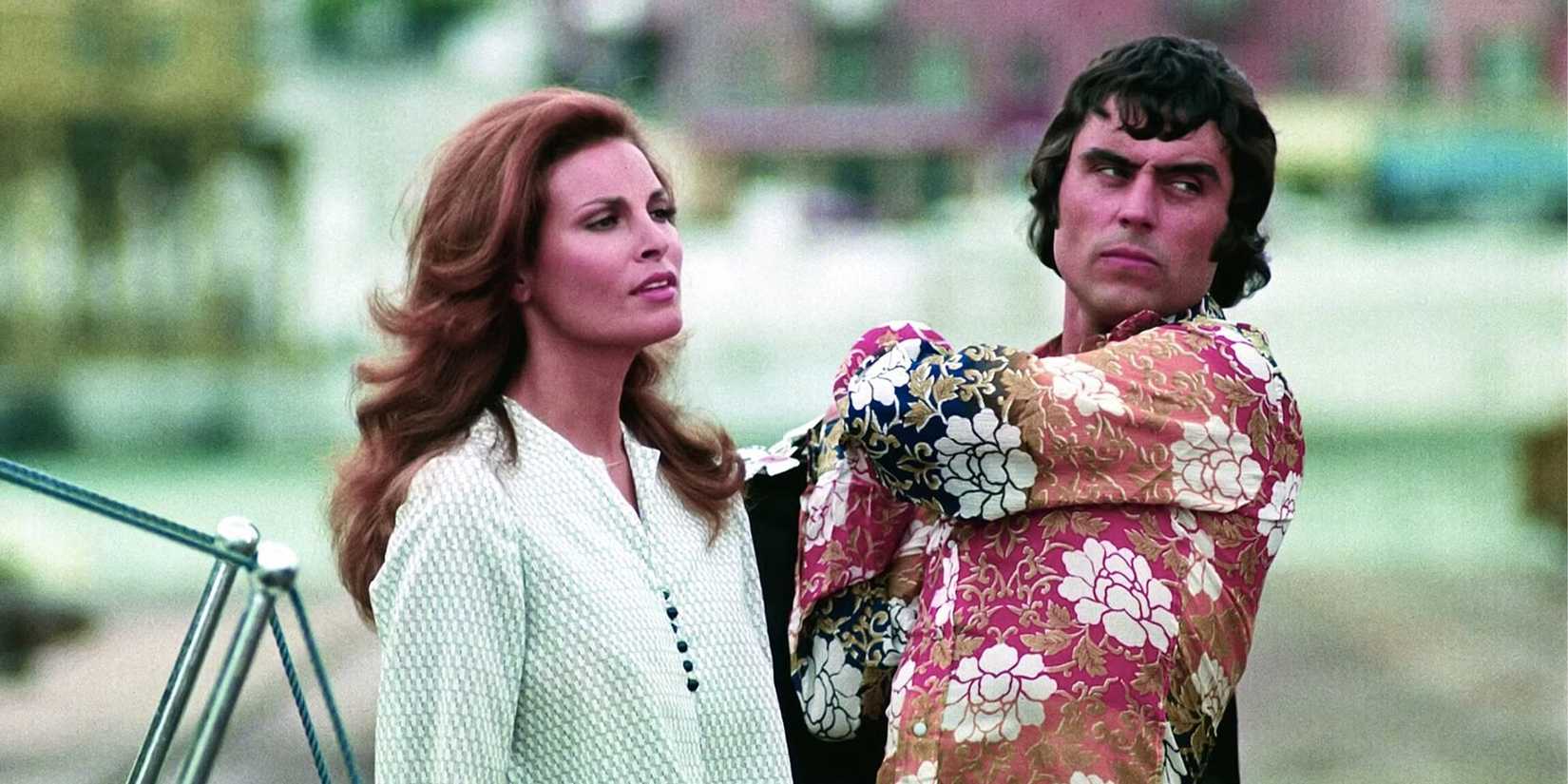 Raquel Welch and Ian McShane in 'The Last of Sheila'