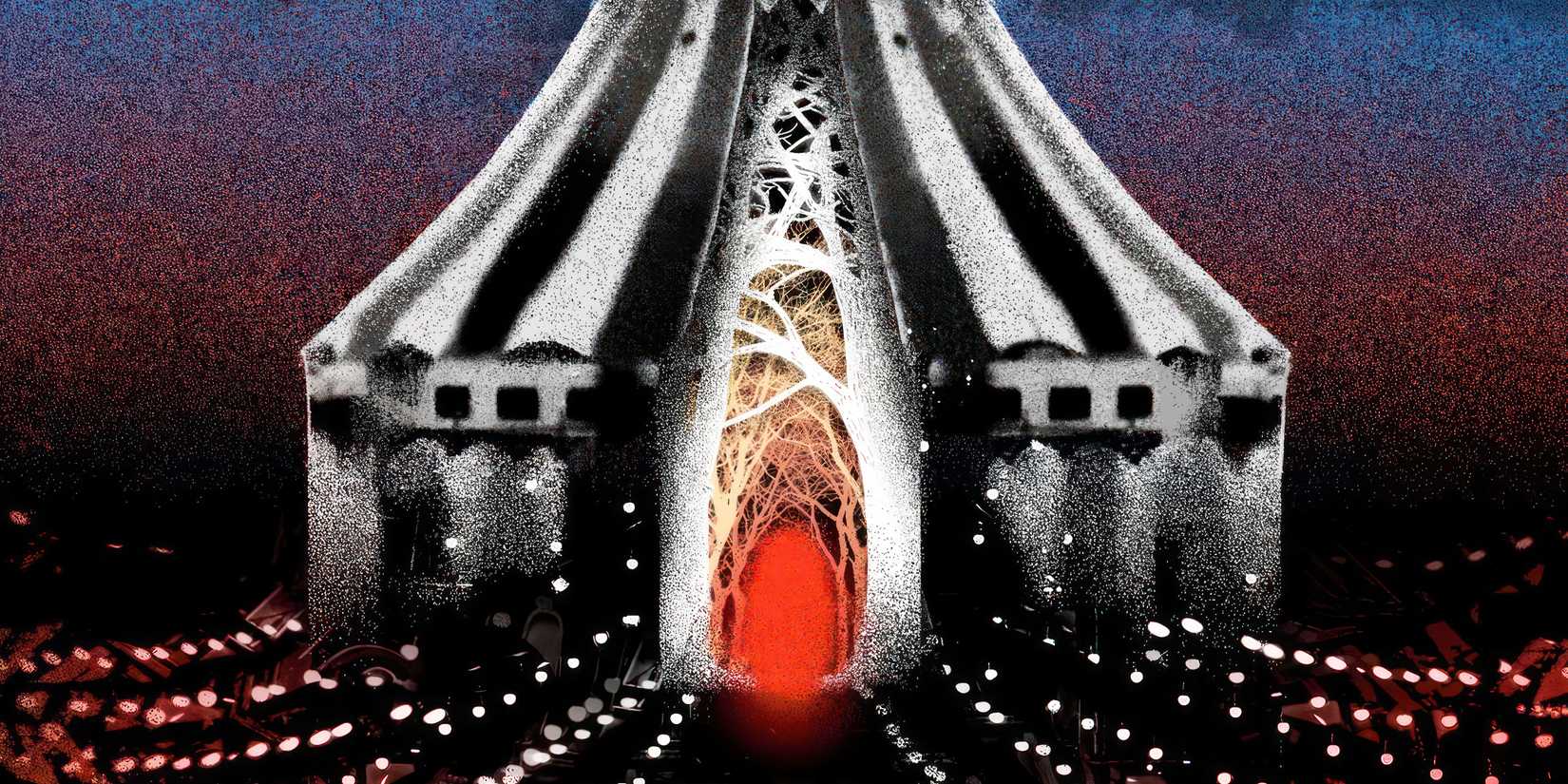Partial cover of The Night Circus by Erin Morgenstern