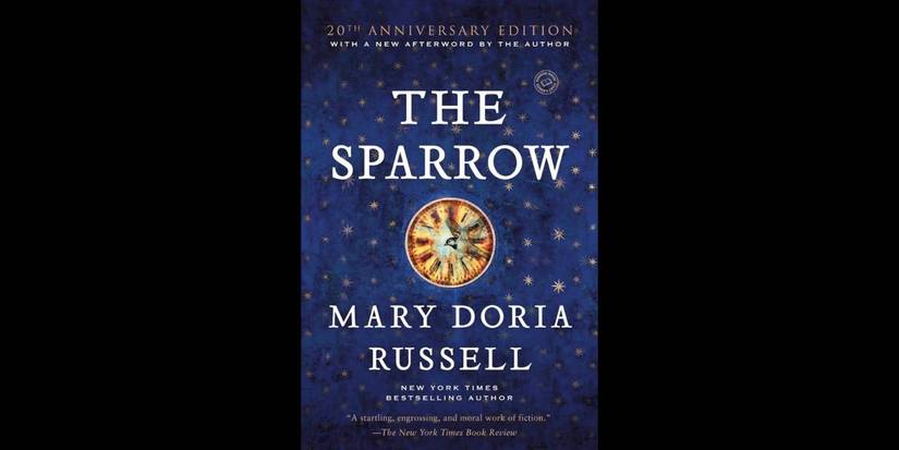 The Sparrow by Mary Doria Russell book cover.