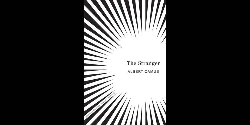 The Stranger by Albert Camus book cover.