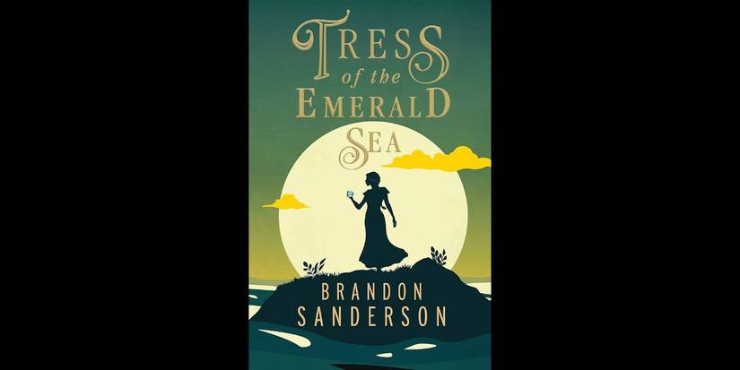 Book cover of Brandon Sanderson's 'Tress of the Emerald Sea'