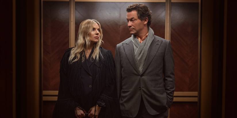 Dominic West and Sienna Miller in War