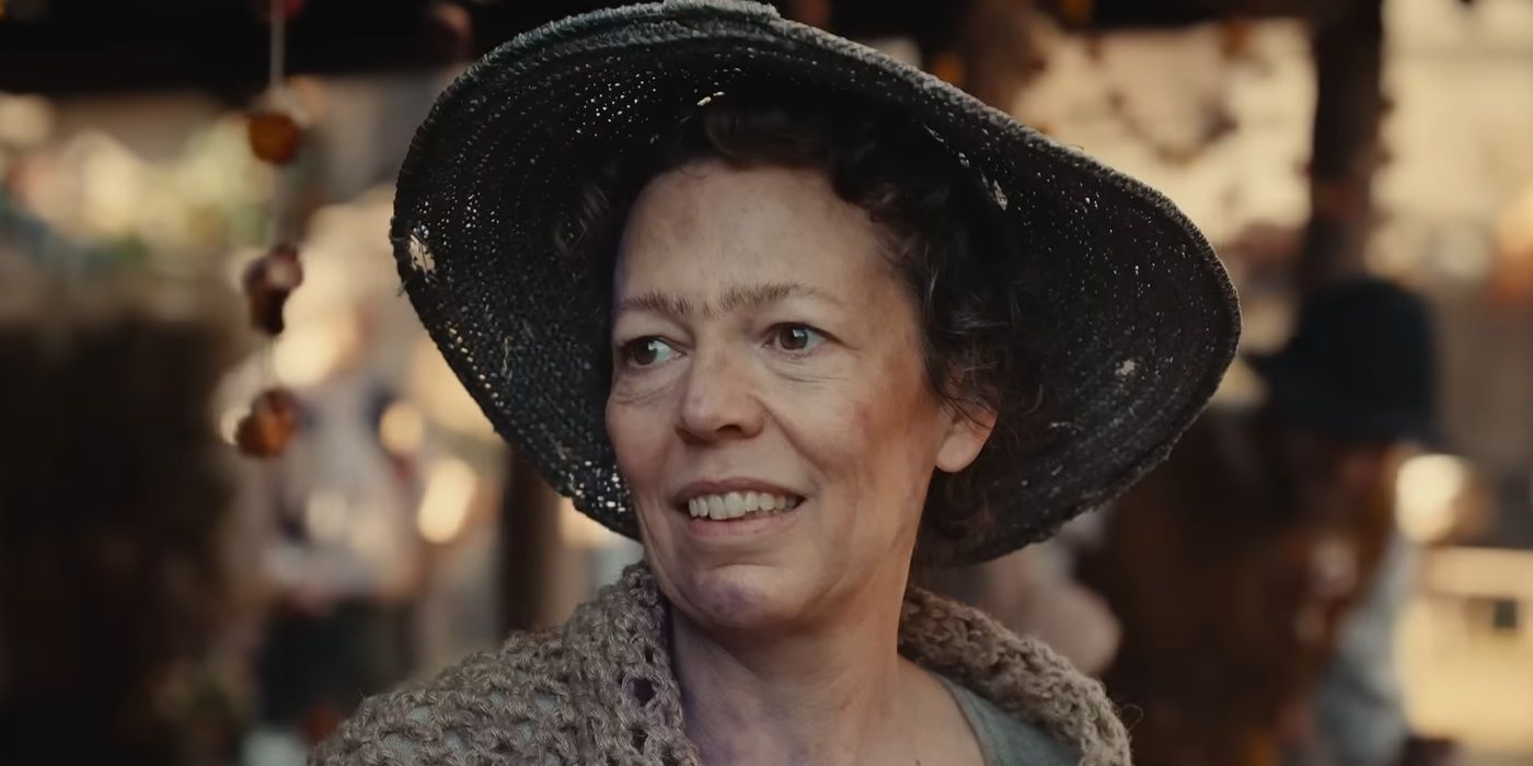 Olivia Colman as Fisherwoman in Wicker.