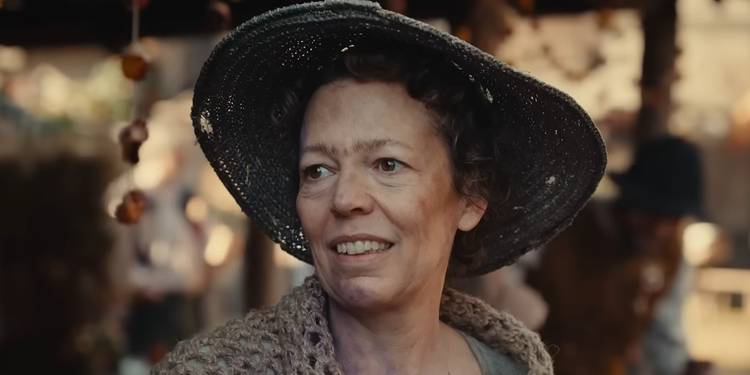Olivia Colman as Fisherwoman in Wicker.