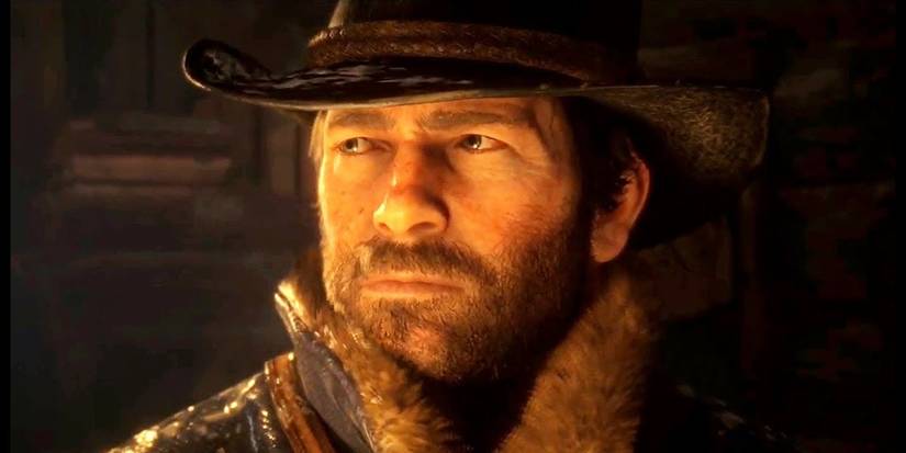 Arthur Morgan in winter clothes in opening of 'Red Dead Redemption 2'