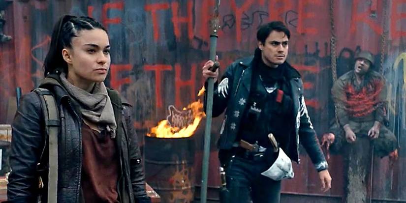 Two characters in 'Blood Quantum'