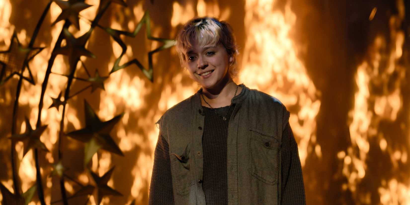 Thalia Dudek as Emaline West at prom in 'Carrie.'