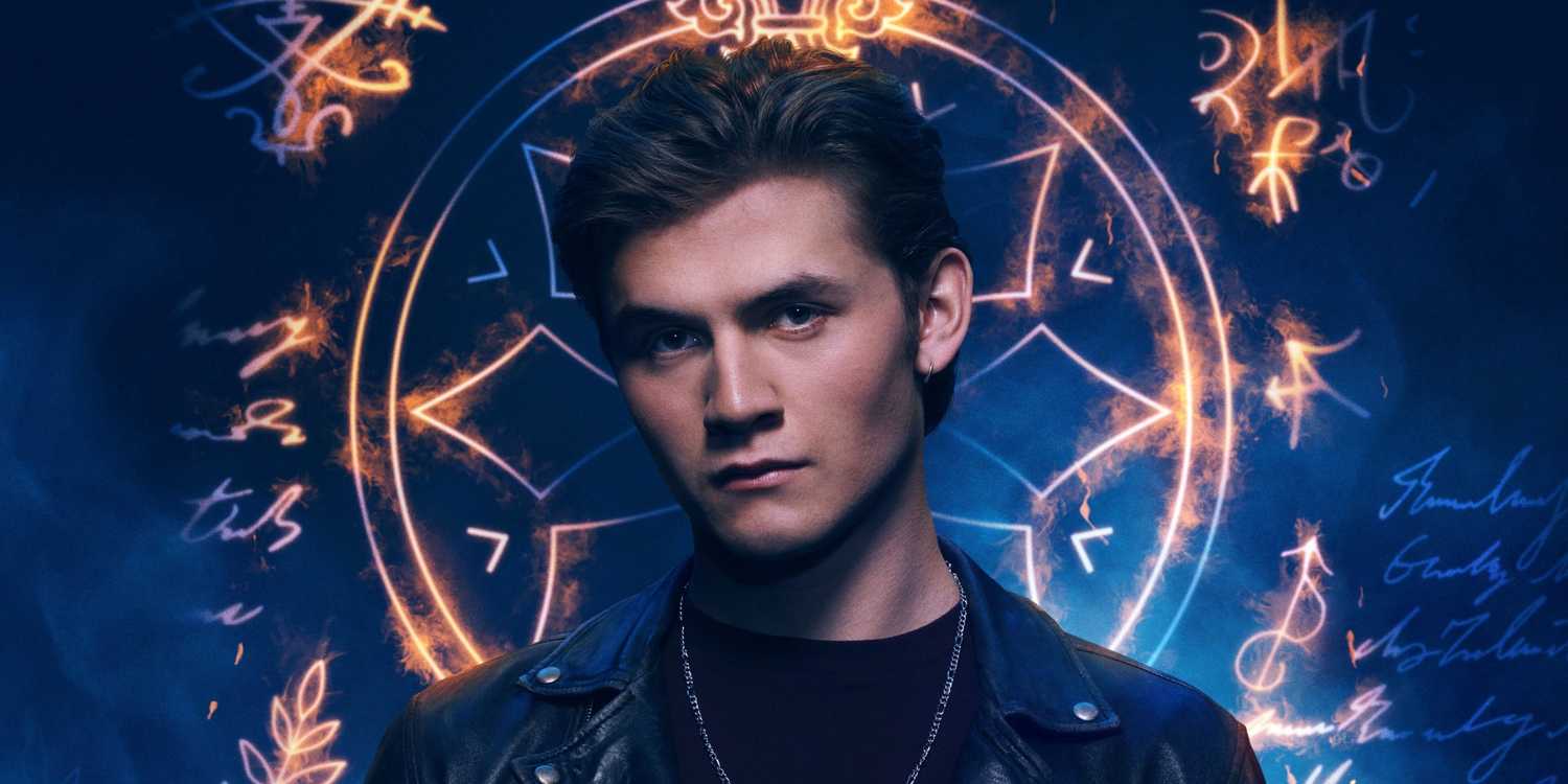 Louis Thresher as Ollie in poster artwork for Coven Academy