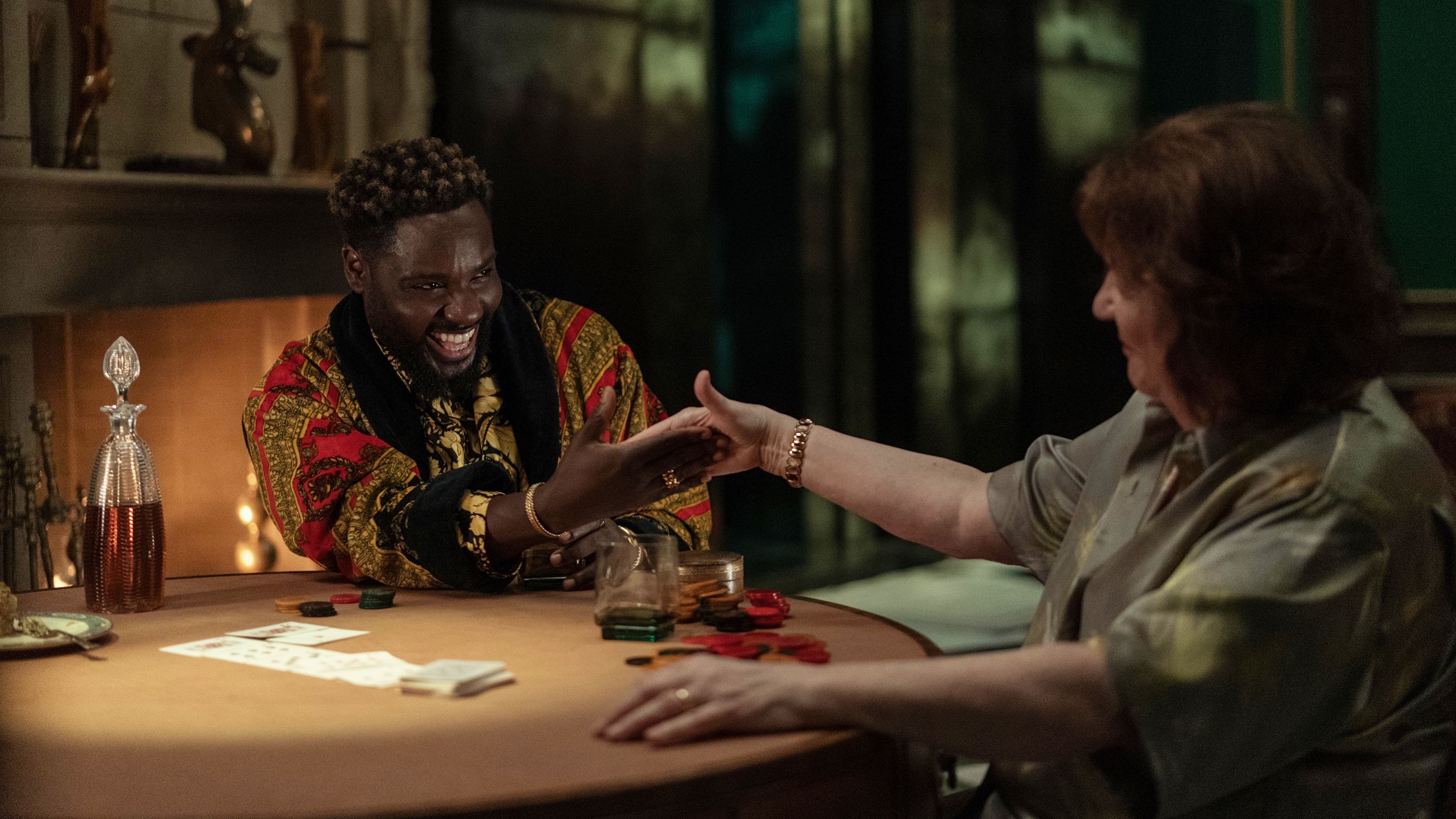 dark-matter-margo-martindale-dayo-okeniyi 'Dark Matter' Boss Exposes the Biggest Threat for Season 3 After That Cliffhanger