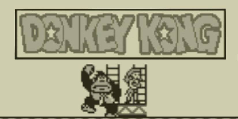 Donkey Kong video game on the Game Boy