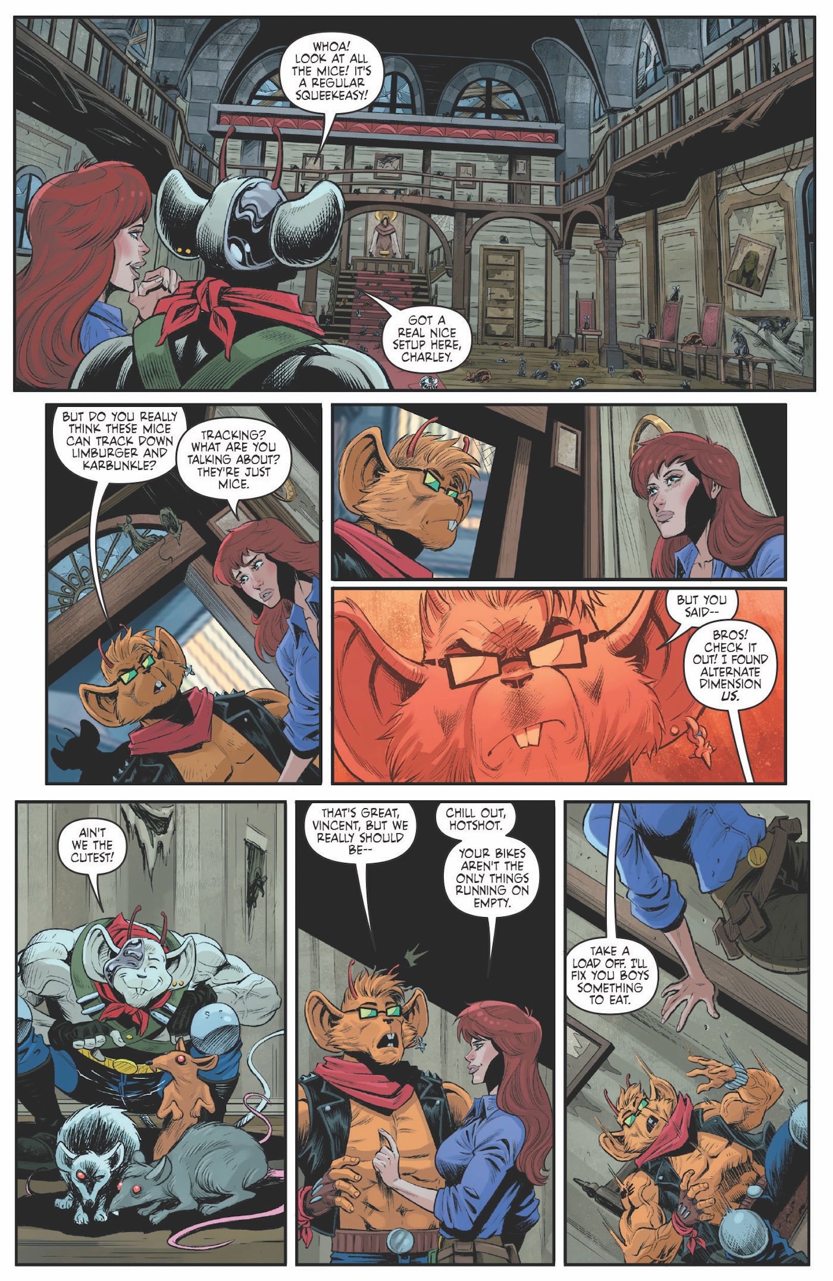dreddmice_01_samplepage03 Biker Mice From Mars and Judge Dredd Officially Rev Their Engines in a Sneak Peek of Their First Crossover [Exclusive]