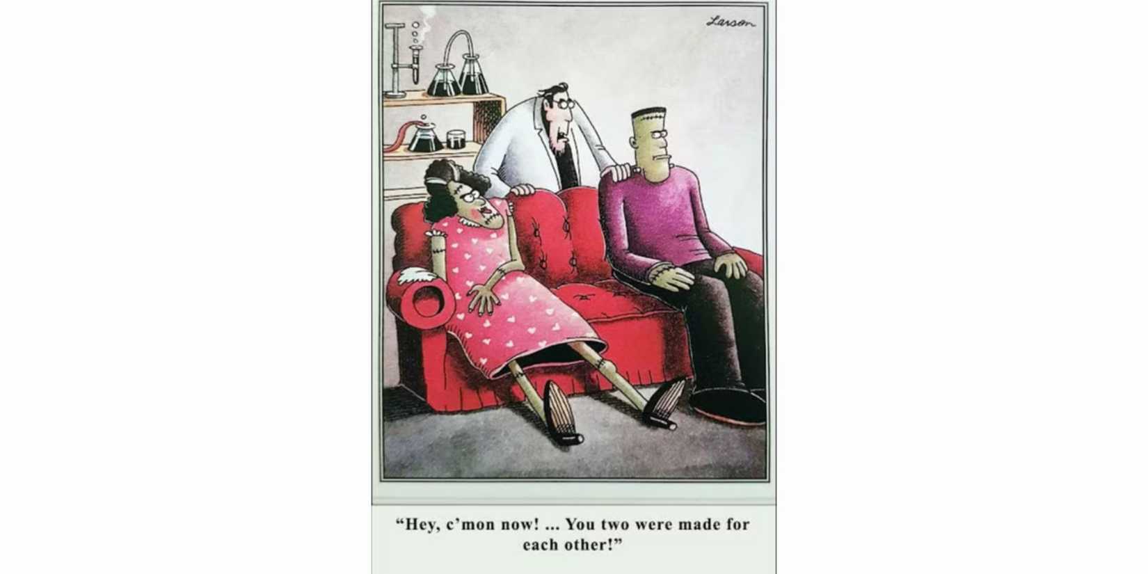 Far Side Frankenstein