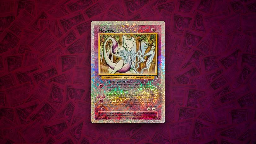 Fireworks Reverse Holo Mewtwo Legendary Collection Screenshot