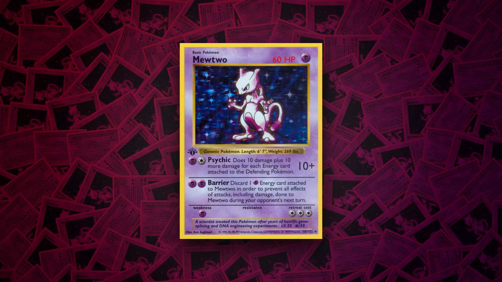 First Edition Shadowless Base Set Mewtwo Screenshot