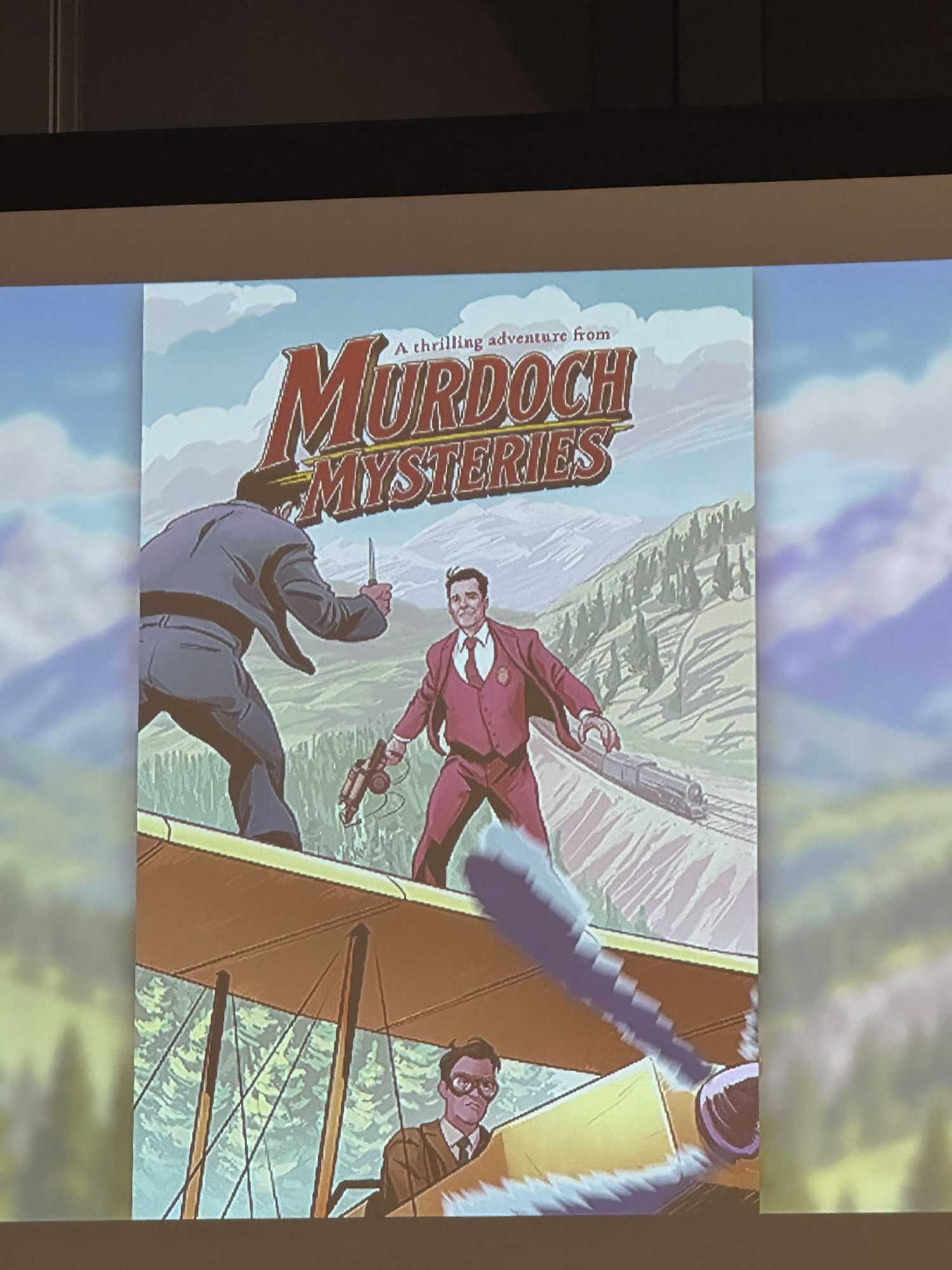 An image from the Murdoch Mysteries comic.