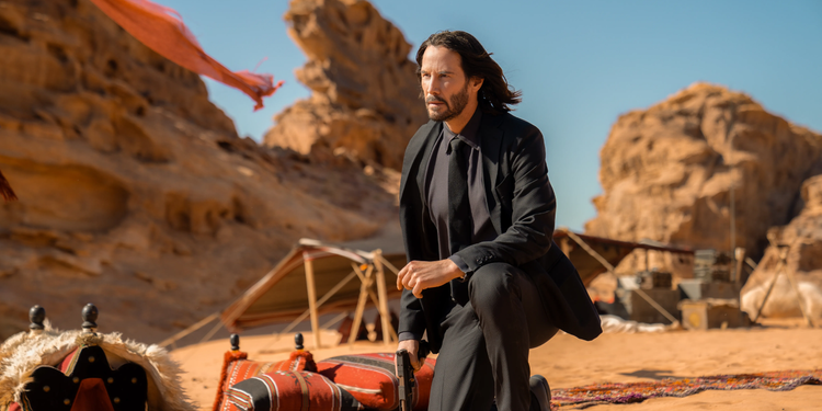 john-wick-desert-chapter-4 Forget 'Reacher,' Keanu Reeves’ Best John Wick Sequel Is Officially the King of Prime Video