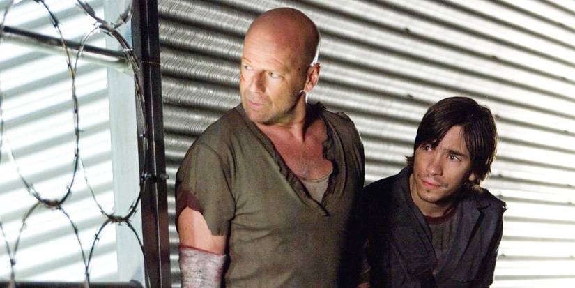Bruce Willis and Justin Long in Live Free or Die Hard