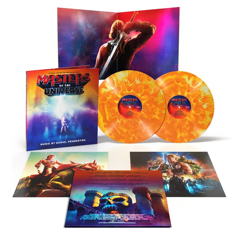 The Masters of the Universe soundtrack on "Golden Flame" vinyl.