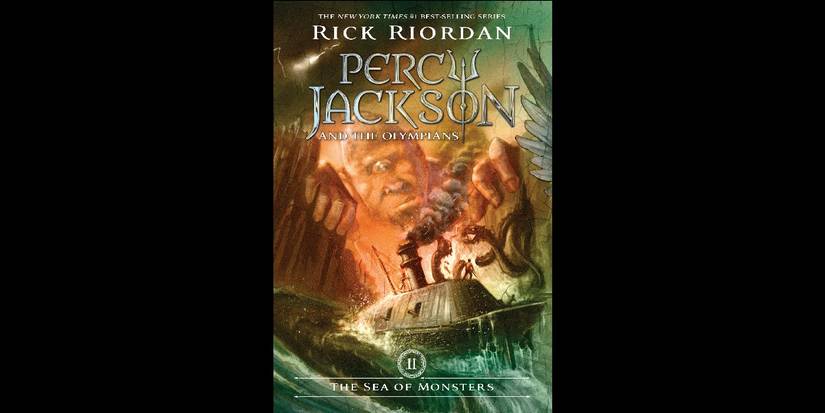 The book cover for Percy Jackson and the Olympians: The Sea of Monsters by Rick Riordan